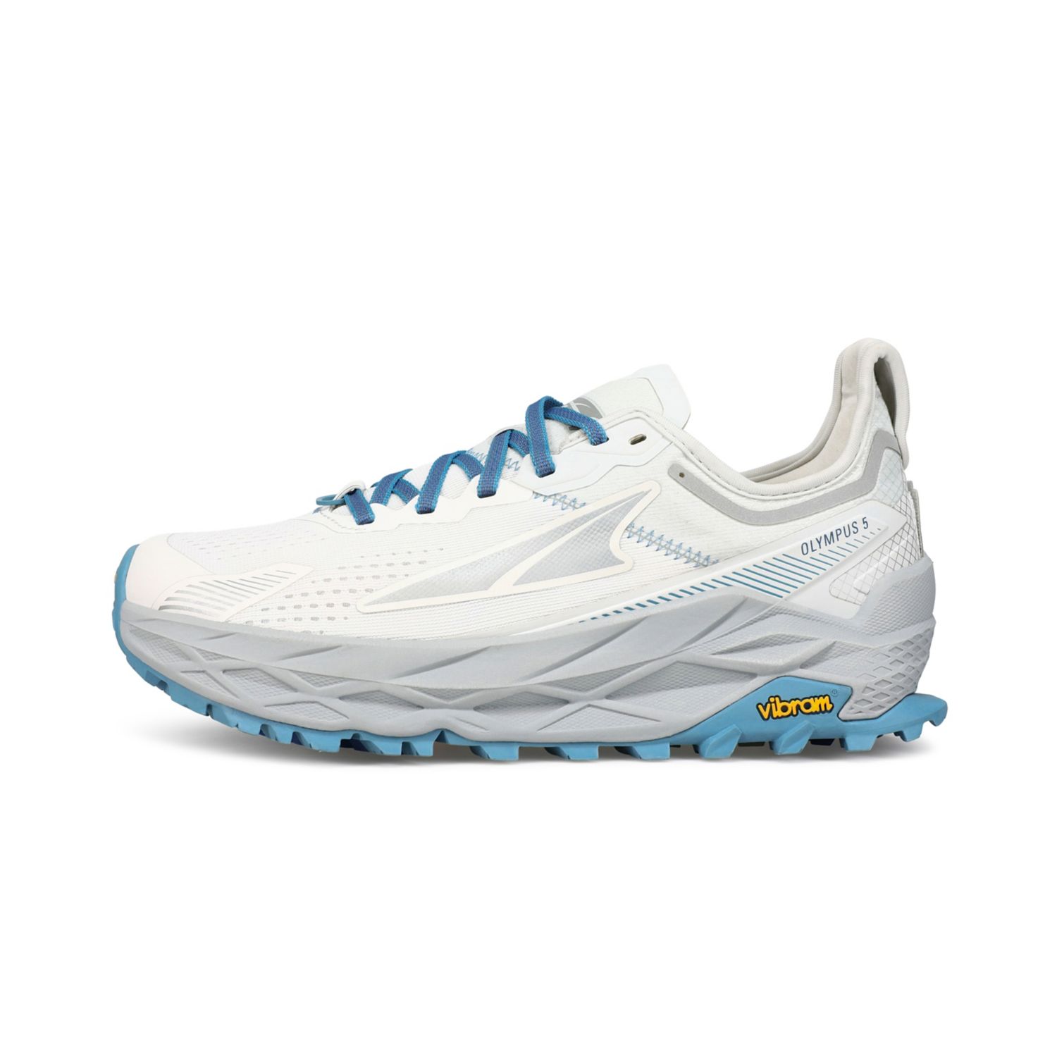 Altra Olympus 5 Women\'s Trail Running Shoes White / Blue | South Africa-79416539